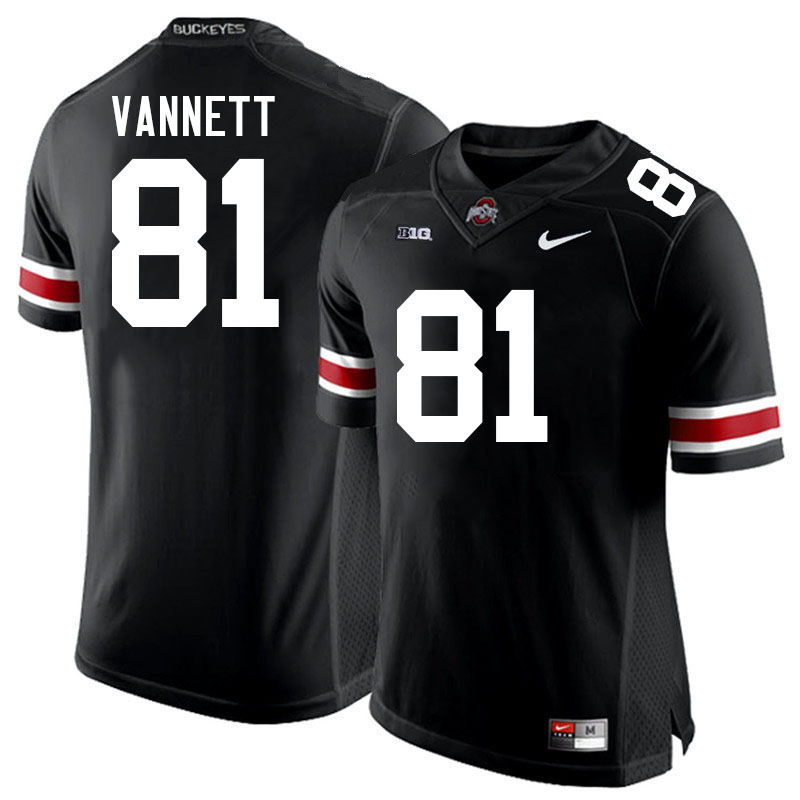 #81 Nick Vannett Ohio State Buckeyes Jerseys Football Stitched-Black